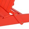 Cartagena Outdoor Acacia Wood Adirondack RED Chair