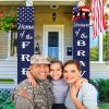 1set/2pcs; American Flag Patriotic Soldier Porch Sign Banners; Patriotic Decoration For Memorial Day-4th Of July; Independence Day Veterans Day Labor