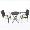 Finnish Outdoor Wicker Bistro Set