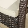 Finnish Outdoor Wicker Bistro Set