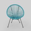 Sale Furniture Alexis Outdoor Woven Chair Teal+Black (Set of 2)