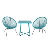 Sale Furniture Alexis Outdoor Woven Chair Teal+Black (Set of 2)