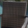 Stewart 30-Inch Outdoor Brown Wicker Barstool (Set of 2)