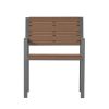 Outdoor Aluminum Chairs; Set of 2