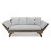 Gray Acacia soil Convertible Outdoor Sofa Daybed