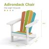 Kids' Adirondack Chair ; Outdoor Indoor Furniture Patio Lawn Small Lounge Chairs for Garden;  Porch;  Deck;  Backyard;  Fire Pit;  Pool Side; Beach;