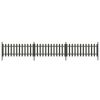 Picket Fence with Posts 3 pcs WPC 241.7"x31.5"