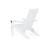 Gurekam Outdoor Acacia Foldable White Adirondack Chair