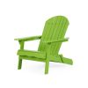 Cartagena Outdoor Acacia Wood Light Green Adirondack Chair