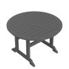 HDPE Bar Table; Dining Table; Patio Bar Set ; Counter Height Table For Outdoor; Gray