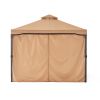 Sonoma Outdoor Curtains With Mosquito Netting 10 x 10 Foot Gazebo