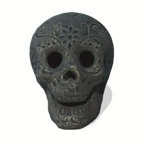 1/4/8/12pcs, Halloween Fire Pit Skull Ceramic Props,Reusable Fireproof Skull Fire Pit, Halloween Decor For Fire Pit ,Fireplace, Gas (quantity: 1pc)