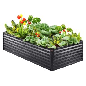 VEVOR Galvanized Raised Garden Bed Planter Box 48.2x24.6x11" Flower Vegetable (size: 94.5x47.2x23.6 inch)