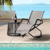 Melas Outdoor Patio 59.7&quot; Long Folding Reclining Single Chaise