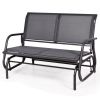 Swing Glider Chair 48 Inch Loveseat Rocker Lounge Backyard