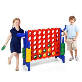 2.5 Feet 4-to-Score Giant Game Set (Color: Blue)