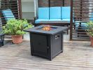 HDPE Adirondack Set with Fire Pit