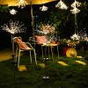 2Pack 150LED Garden Firework Lights 50 Copper Wires String Landscape Lamp