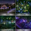 2Pack 150LED Garden Firework Lights 50 Copper Wires String Landscape Lamp