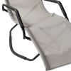 Melas Outdoor Patio 59.7&quot; Long Folding Reclining Single Chaise